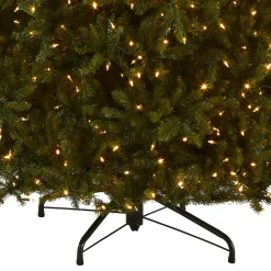 National Tree Company 10 ft. Pre-Lit Dunhill Fir Tree with Dual Color LED Lights
