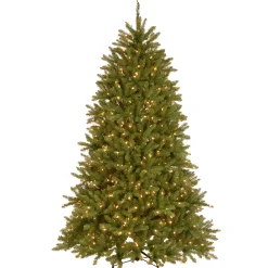 National Tree Company 6.5 ft. Pre-Lit Dunhill Fir with PowerConnect Dual Color LED Lights