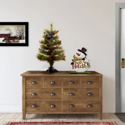 National Tree Company 2 ft. Pre-Lit Fiber Optic Crestwood Tree