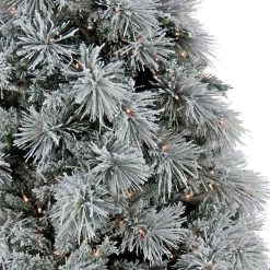 National Tree Company 6.5 ft. Pre-Lit Flocked Bavarian Pine Tree