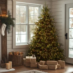 National Tree Company 7.5 ft. Pre-Lit Fraser Grande Tree with Clear Lights