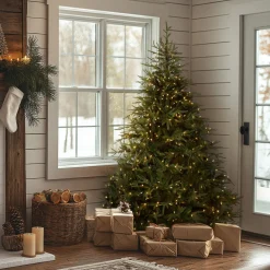 National Tree Company 6 ft. Pre-Lit Fraser Grande with Dual Color LED Lights