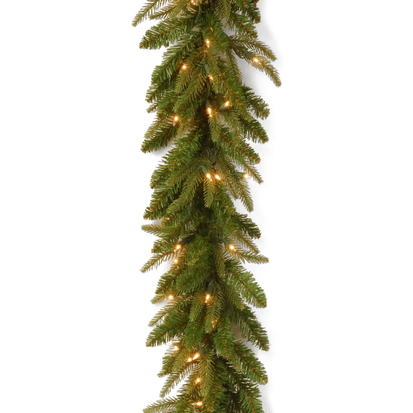 National Tree Company 9 ft. Pre-Lit Fraser Grande Garland with Clear Lights