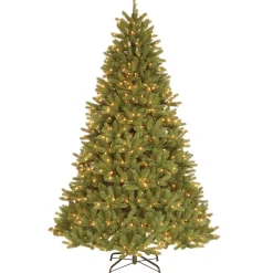 National Tree Company 7.5 ft. Pre-Lit Grande Fir Medium Tree with Clear Lights