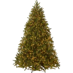 National Tree Company 7.5 ft. Pre-Lit Jersey Fraser Fir Tree with Clear Lights