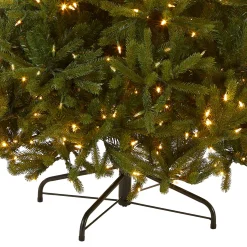 National Tree Company 6.5 ft. Pre-Lit Jersey Fraser Fir Medium Tree with Dual Color LED Lights