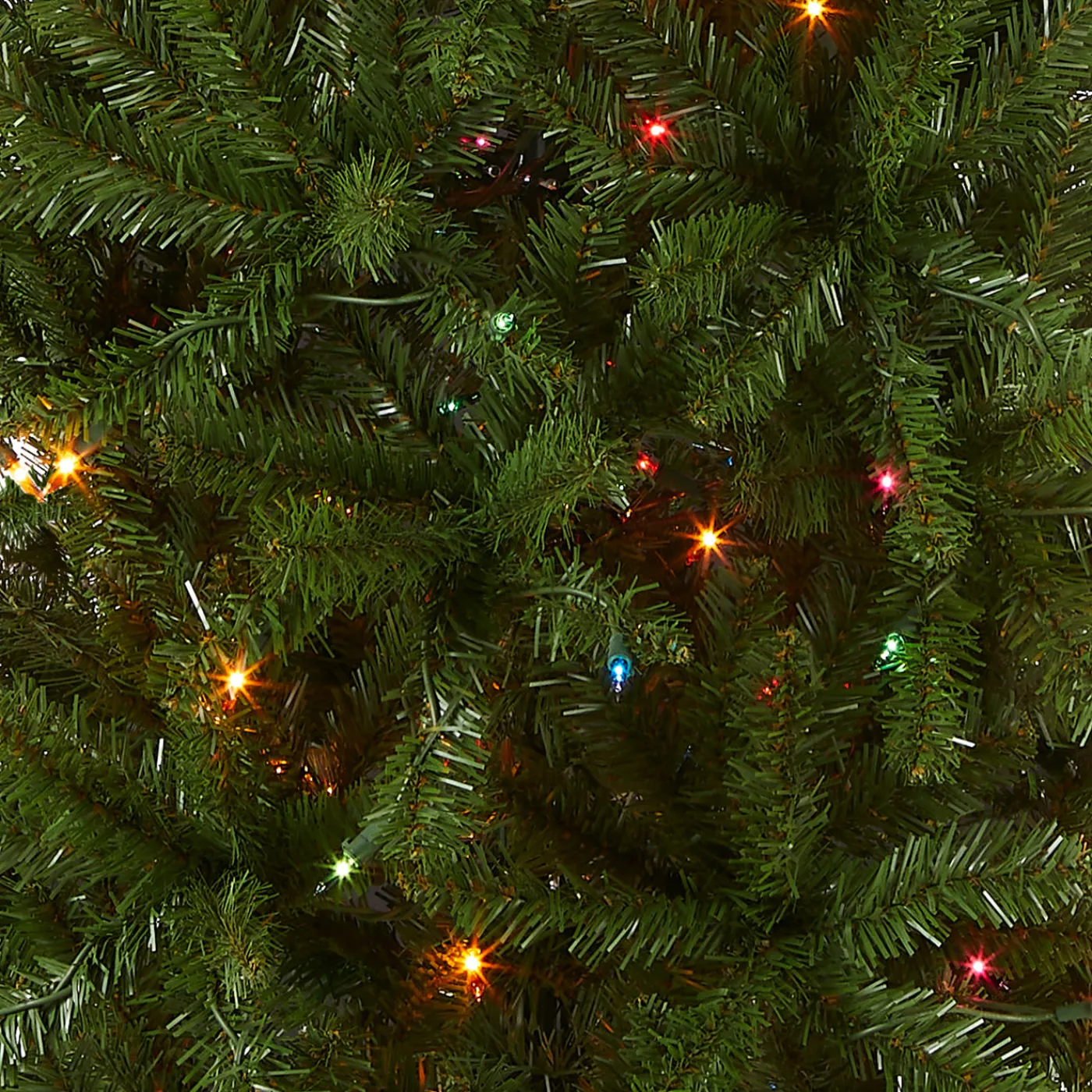 National Tree Company 6.5 ft. Pre-Lit Kingswood Fir Pencil Tree with Multicolor Lights