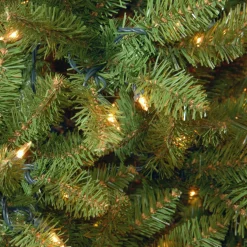 National Tree Company 14 ft. Pre-Lit Kingswood Fir Pencil Tree with Clear Lights