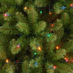 National Tree Company 4.5 ft. Pre-Lit Kingswood Fir Pencil Tree with Multicolor Lights
