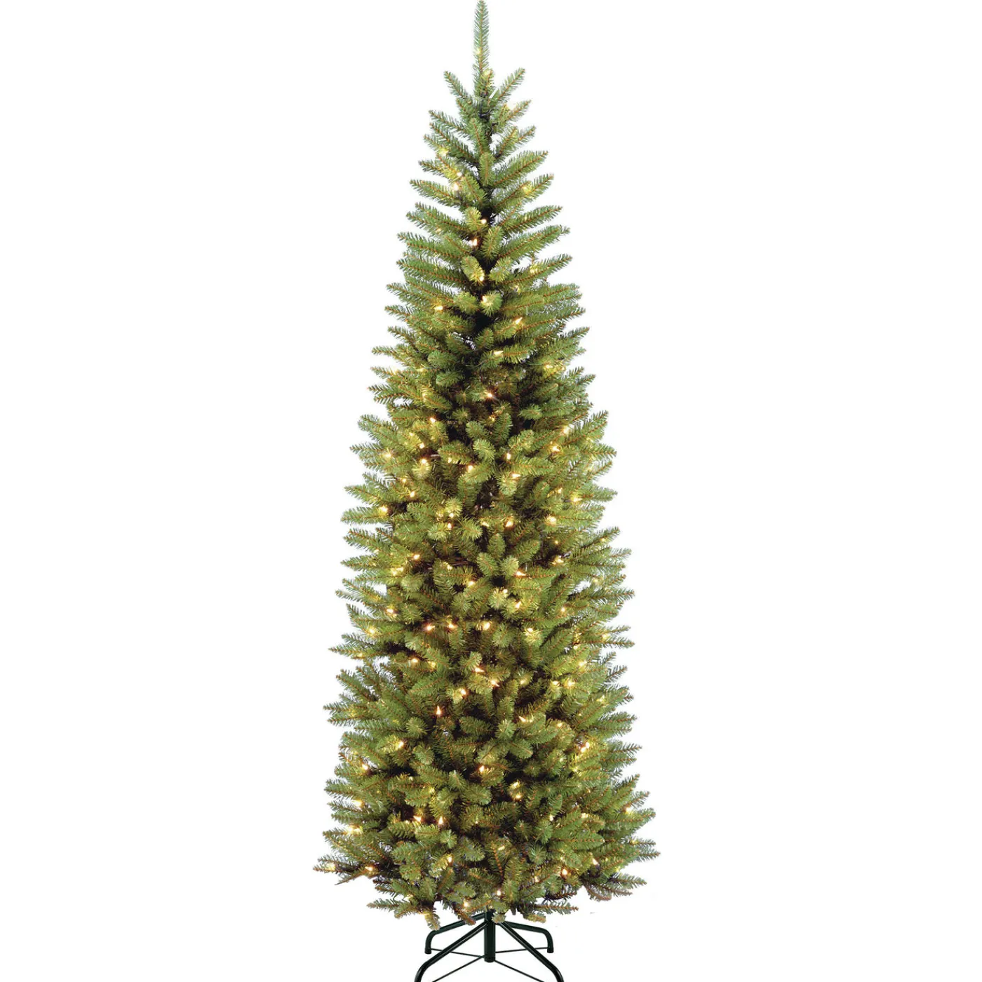 National Tree Company 7.5 ft. Pre-Lit Kingswood Fir Pencil Tree with Clear Lights