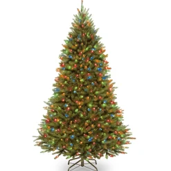 National Tree Company 7.5 ft. Pre-Lit Kingswood Fir Tree with PowerConnect Dual Color LED Lights