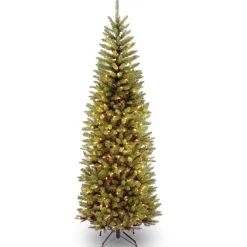 National Tree Company 7 ft. Pre-Lit Kingswood Fir Pencil Tree with Clear Lights