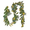 National Tree Company 9 ft. Pre-Lit Magnolia Mix Pine Garland with Warm White LED Lights
