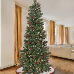 National Tree Company 9 ft. Pre-Lit Meadowlark Pencil Tree with Clear Lights