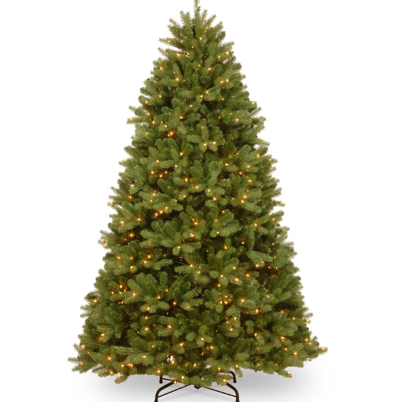 National Tree Company 7.5 ft. Pre-lit Meadowlark Pencil Hinged Tree with Clear Lights