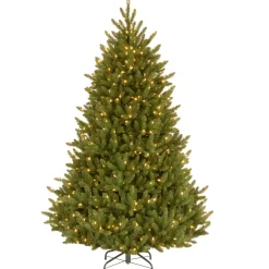 National Tree Company 7.5 ft. Pre-Lit Natural Fraser Medium Fir Tree with Clear Lights