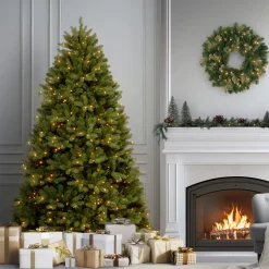 National Tree Company 7.5 ft. Pre-Lit Newberry Spruce Tree with Clear Lights