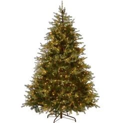 National Tree Company 7.5 ft. Pre-Lit Nordic Spruce Medium Tree with Clear Lights