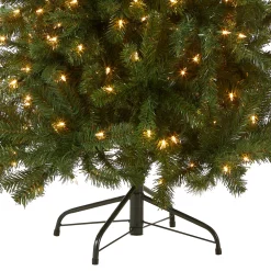 National Tree Company 5 ft. Pre-Lit North Valley Spruce Tree with Clear Lights