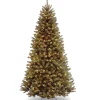 National Tree Company 6 ft. Pre-Lit North Valley Spruce Tree with Clear Lights