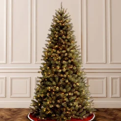 National Tree Company 6 ft. Pre-Lit North Valley Spruce Tree with Clear Lights