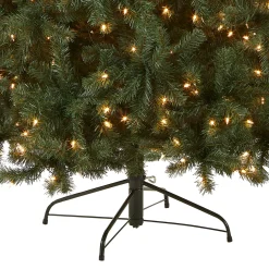 National Tree Company 7.5 ft. Pre-Lit North Valley Spruce Blue Tree with Clear Lights