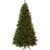 National Tree Company 7.5 ft. Pre-Lit North Valley Spruce Tree with PowerConnect Dual Color LED Lights