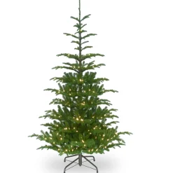 National Tree Company 6.5 ft. Pre-Lit Norwegian Spruce Tree with Clear Lights