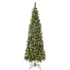 National Tree Company 7.5 ft. Pre-Lit Oakley Hills Slim Tree with LED Lights