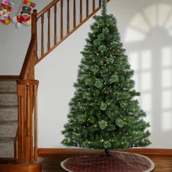 National Tree Company 7.5 ft. Pre-Lit Ontaria Pine Tree with LED Lights