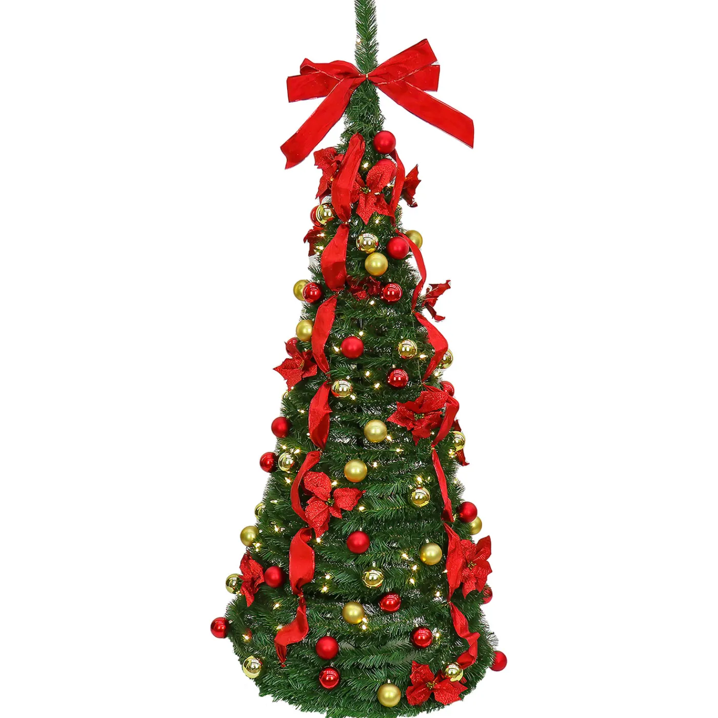 National Tree Company 6 ft. Pre-Lit Party Pop-Up Tree