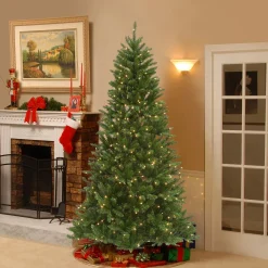 National Tree Company 7.5 ft. Pre-Lit Peytom Spruce Tree with Clear Lights