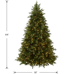 National Tree Company 6.5 ft. Pre-Lit Princeton Fraser Fir Tree with PowerConnect Dual Color LED Lights