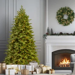 National Tree Company 7.5 ft. Pre-Lit Princeton Fraser Fir Tree with PowerConnect and 800 Dual Color LED Lights
