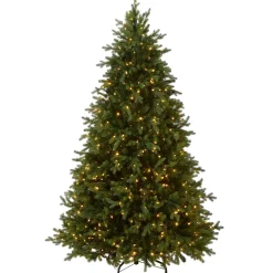 National Tree Company 7.5 ft. Pre-Lit Princeton Fraser Fir Tree with PowerConnect and 800 Dual Color LED Lights
