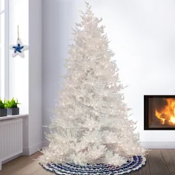 National Tree Company 7.5 ft. Pre-Lit Sea Coral Tree with Warm White LED Lights