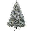 National Tree Company 7.5 ft. Pre-Lit Snowy Hudson Tree with PowerConnect Dual Colored Color LED Lights