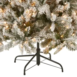 National Tree Company 6.5 ft. Pre-Lit Snowy Mixed Pine Tree with Clear Lights