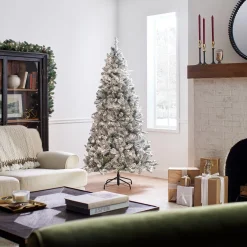 National Tree Company 6.5 ft. Pre-Lit Snowy Mixed Pine Tree with Clear Lights