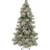 National Tree Company 6.5 ft. Pre-Lit Snowy Yorkshire Tree with Clear Incandescent Lights