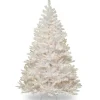 National Tree Company 6.5 ft. Pre-Lit Winchester Pine White Tree with Clear Lights