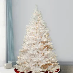 National Tree Company 7 ft. Pre-Lit Winchester Pine White Tree with Clear Lights