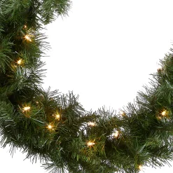 National Tree Company 9 ft. Pre-Lit Winchester Pine Garland with Clear Lights