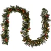 National Tree Company 9 ft. Pre-Lit Wintry Pine Garland with Clear Lights, Plug-In