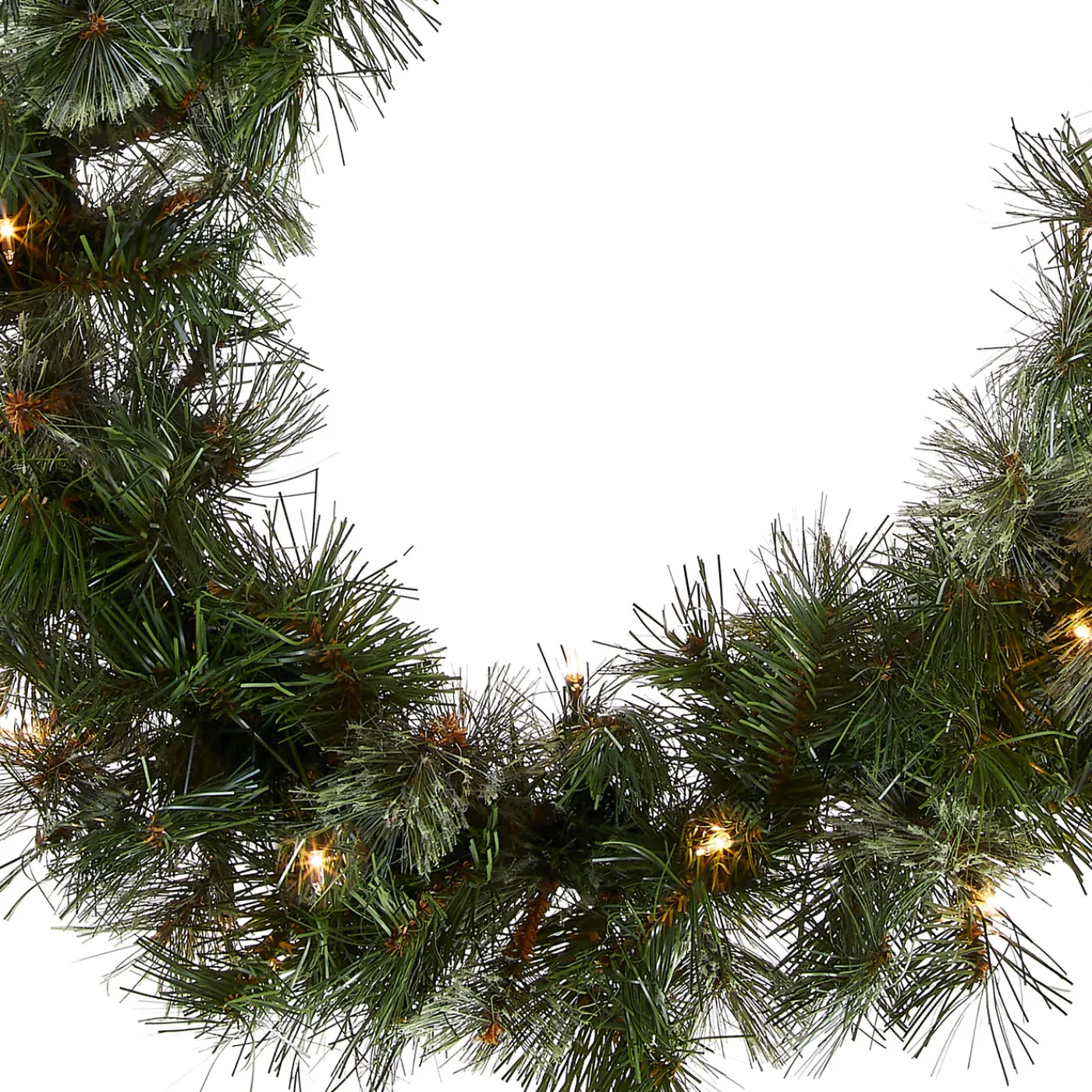 National Tree Company 9 ft. Pre-Lit Wispy Willow Garland with Clear Lights