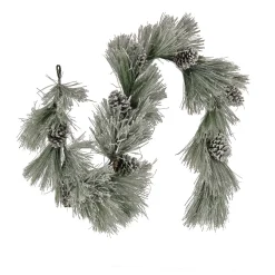 National Tree Company 7 ft. Snowy Long Needle Plastic Garland