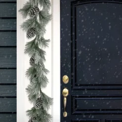 National Tree Company 7 ft. Snowy Pine Plastic Garland