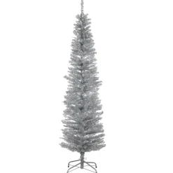 National Tree Company 6 ft. Tinsel Collection Silver Tree