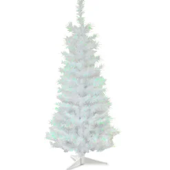 National Tree Company 3 ft. Tinsel Collection White Iridescent Tree