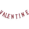 National Tree Company 6 ft. Valentine's Banner Decorated with Red Glitter